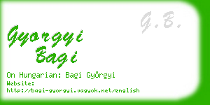 gyorgyi bagi business card